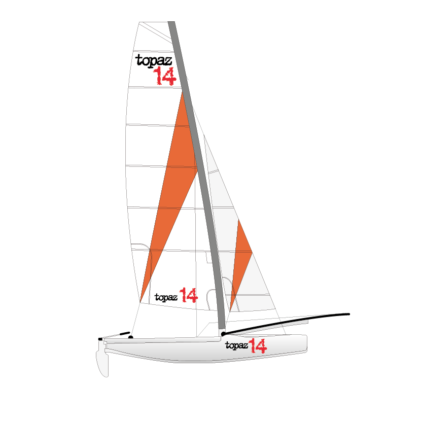 14 foot catamaran sailboat