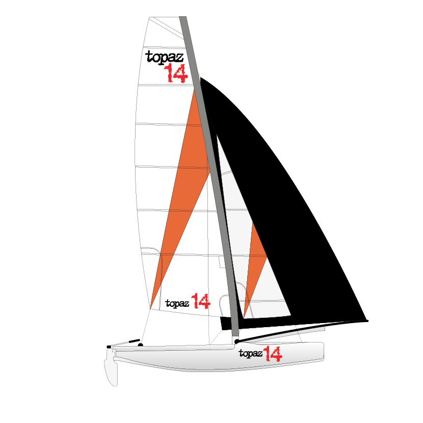 14 foot catamaran sailboat